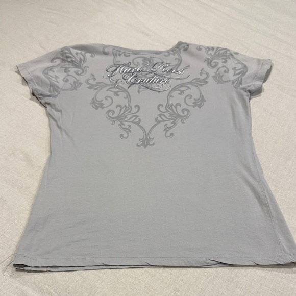 Hard Rock Cafe Graphic Gray Women's Tee - Picture 2 of 7